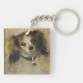Kopf eines Hundes, 1870 (Öl auf Leinwand) Schlüsselanhänger (Rückseite)