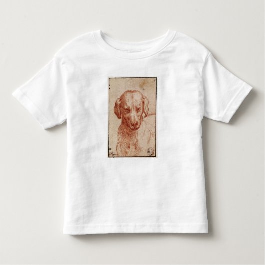 Kopf eines Hundes Kleinkind T-shirt (Vorderseite)