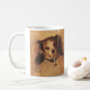 Kopf eines Hundes von Pierre Renoir, Vintage Fine  Kaffeetasse