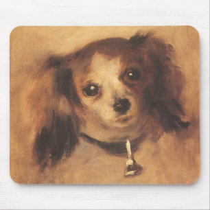 Kopf eines Hundes von Pierre Renoir, Vintage Fine  Mousepad