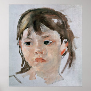 Kopf eines jungen Mädchens Poster