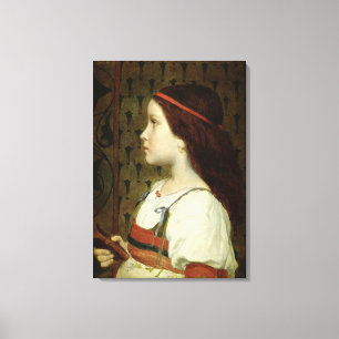 Kopf eines Kindes, 1866 Leinwanddruck