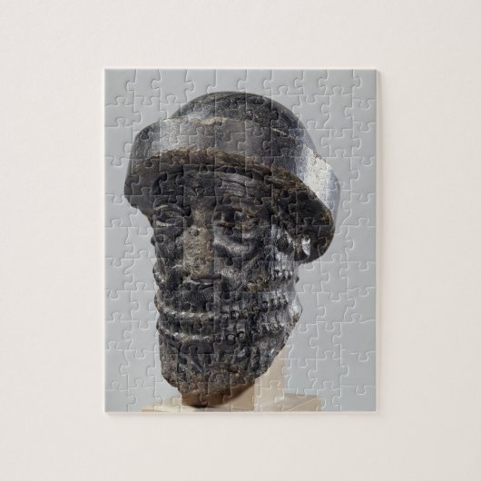 Kopf eines Königs, vielleicht Hammurabi, König von Puzzle (Vertikal)