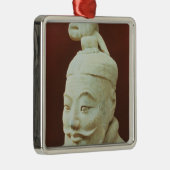 Kopf eines Kriegers, Terrakotta-Armee Ornament Aus Metall (Rechts)