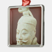 Kopf eines Kriegers, Terrakotta-Armee Ornament Aus Metall (Links)