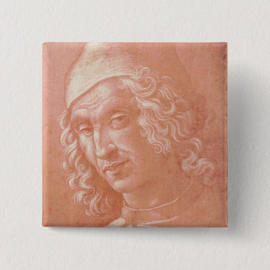 Kopf eines Mannes Button (Vorderseite)