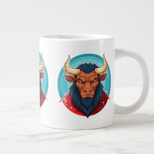 Kopf eines Minotaurus aus der griechischen Mytholo Jumbo-Tasse
