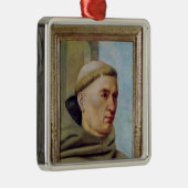 Kopf eines Mönchs Silbernes Ornament (Rechts)