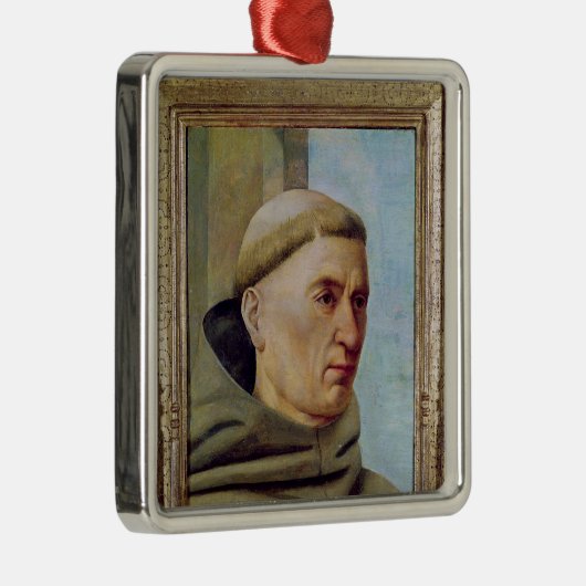 Kopf eines Mönchs Silbernes Ornament (Rechts)