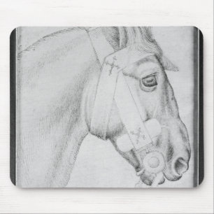 Kopf eines Pferds, vom Vallardi Album Mousepad