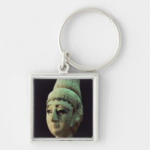 Kopf eines Prinzen oder der Prinzessin von Ugarit Schlüsselanhänger