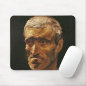 Kopf eines ruinierten Mannes Mousepad (Mit Mouse)