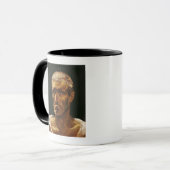 Kopf eines ruinierten Mannes Tasse (Vorderseite Links)
