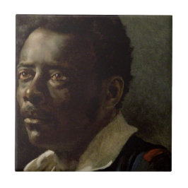 Kopf eines Schwarzen Fliese