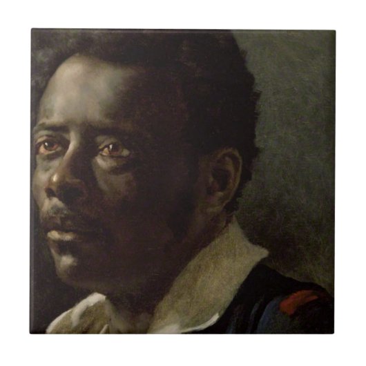 Kopf eines Schwarzen Fliese (Vorderseite)