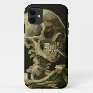 Kopf eines Skeletts mit einer brennenden Zigarette Case-Mate iPhone Hülle