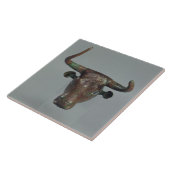 Kopf eines Stiers, mit königlicher sumerischer Fliese (Seite)