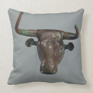 Kopf eines Stiers, mit königlicher sumerischer Kissen