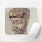 Kopf eines wulstigen Mannes, c.1800 BC Mousepad (Mit Mouse)