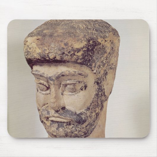 Kopf eines wulstigen Mannes, c.1800 BC Mousepad (Vorne)