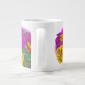 Kopf Gärtner Prirose Blume Jumbo Tasse (Rückseite)