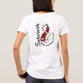 Kopf-Hals-Karzinom-Überlebender 15 T-Shirt (Rückseite)