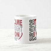 Kopf-Hals-Karzinom-Überlebender, den es wir kam, Kaffeetasse (Mittel)