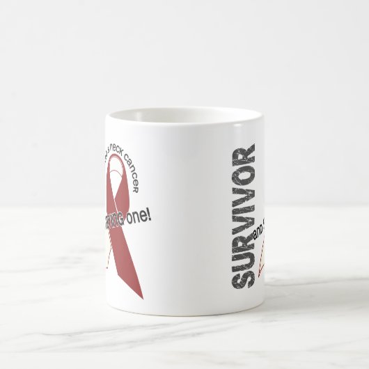 Kopf-Hals-Karzinom-Überlebender Kaffeetasse (Mittel)