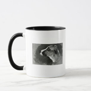 Kopf Henrides Toulouse-Lautrec eines Hundes mit Tasse