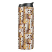 "Kopf hoch, Giraffe O'Clock!" Thermosbecher (Nach links gedreht)