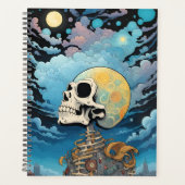 Kopf im Wolkenschädel Planer (Vorderseite)