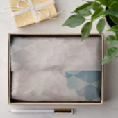Kopf in Clouds Button Up Style Retro Girl Seidenpapier (Geschenk)