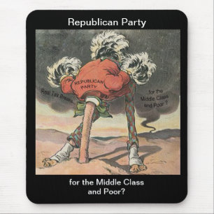 Kopf-in-den-Sand-Republikanische Partei Mousepad