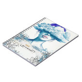 Kopf in den Wolken | Notebook-Journal Notizblock (Linke Seite)