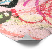 Kopf in den Wolken Poster (Ecke)