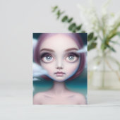 Kopf in den Wolken Postkarte (Stehend Vorderseite)