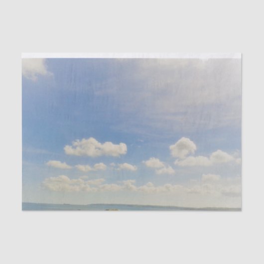 Kopf in den Wolken Seidenpapier (Vorderseite)