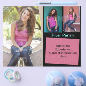 Kopf-Kopf-Modell-Karten Flyer (Einzeln)