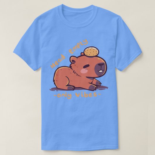 Kopf Leere Capybara T-Shirt (Design vorne)