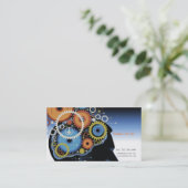 Kopf-Mensch Gehirn-Chirurg-Doktor-private Klinik Visitenkarte (Stehend Vorderseite)