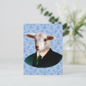 Kopf mit Personalpostkarte Postkarte (Stehend Vorderseite)