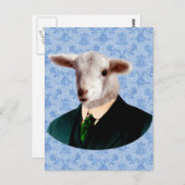 Kopf mit Personalpostkarte Postkarte (Vorne/Hinten)