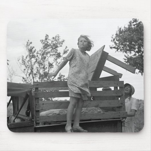 Kopf nach Kalifornien, 1930er Mousepad (Vorne)