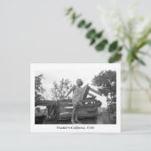 Kopf nach Kalifornien, 1930er Postkarte (Stehend Vorderseite)