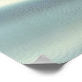 Kopf Oberhalb Wasser Schildkröte Ozean Wildlife Ar Poster (Ecke)