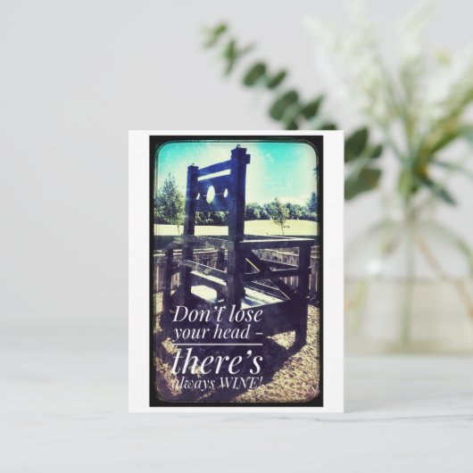 Kopf Postkarte (Stehend Vorderseite)