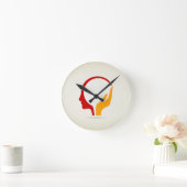 Kopf Runde Wanduhr (Zuhause)