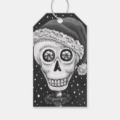 KOPF SANTA SKULL, CHRISTMAS SKELETON SPASS GESCHENKANHÄNGER (Vorderseite)