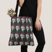 KOPF SANTA SKULL, CHRISTMAS SKELETON SPASS TASCHE (Von Nahem)