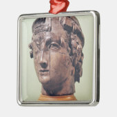 Kopf Silbernes Ornament (Links)